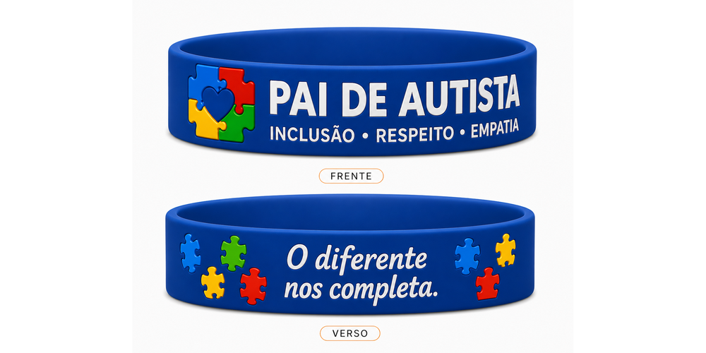 PULSEIRA PAI DE AUTISTA - Azul