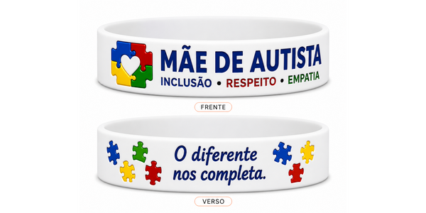 PULSEIRA MÃE DE AUTISTA - Branca
