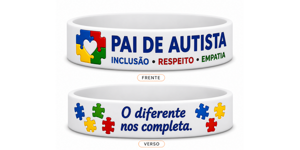 PULSEIRA PAI DE AUTISTA - Branca