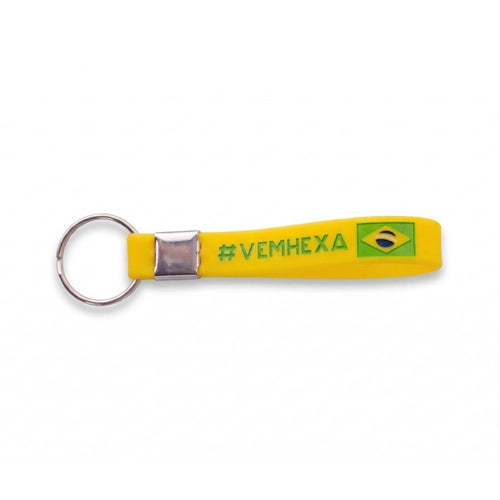 CHAVEIRO DE SILICONE - Amarelo