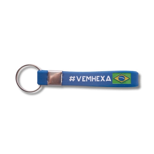 CHAVEIRO DE SILICONE - Azul